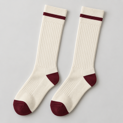 Weanave Retro Stripe Crew Socks – 5 Pairs