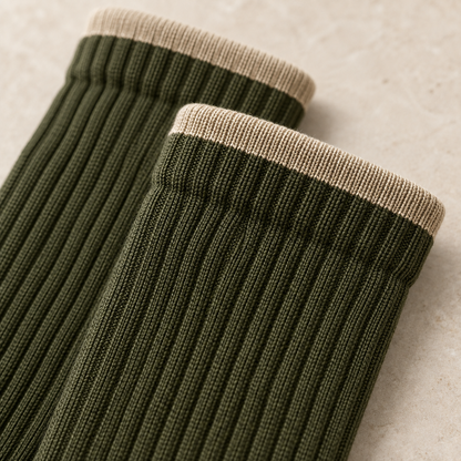 Weanave Outdoor Ribbed Crew Socks – 5 Pairs
