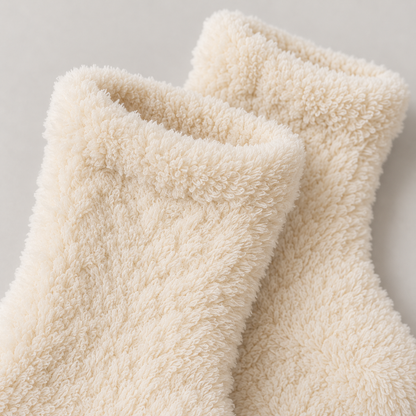 Weanave Plush Cozy Home Socks – 5 Pairs