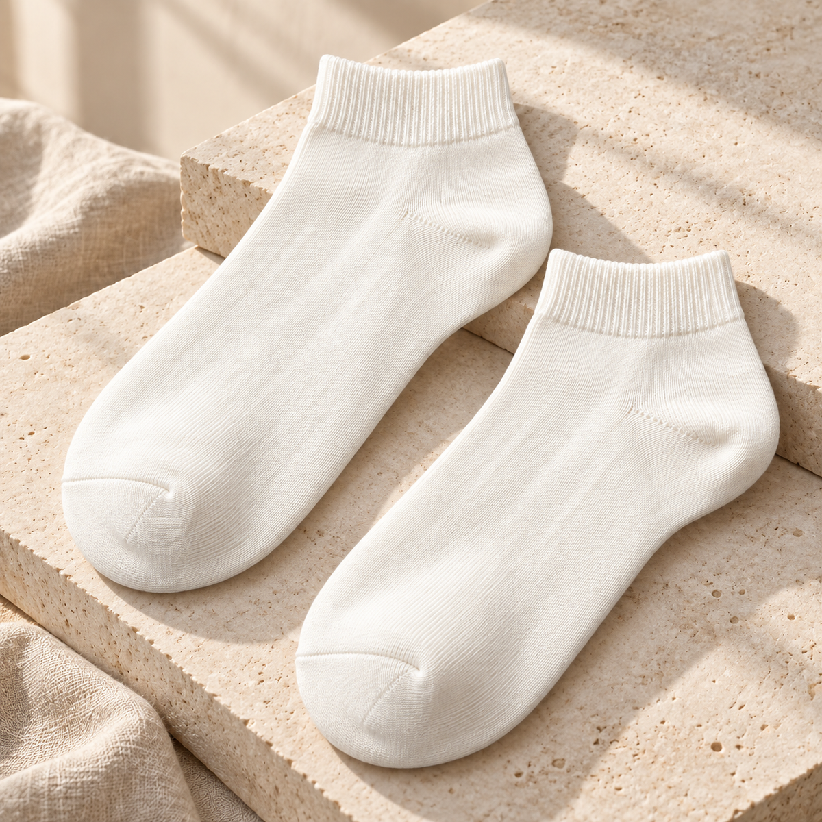 Weanave Soft Cotton Ankle Socks – 5 Pairs