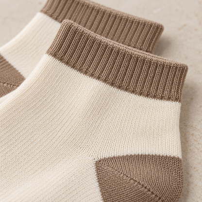 Weanave Color Block Ankle Socks – 5 Pairs