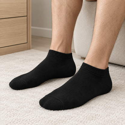 Weanave Solid Color Low-Cut Socks – 5 Pairs