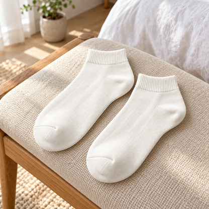 Weanave Soft Cotton Ankle Socks – 5 Pairs