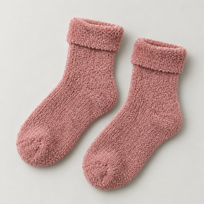 Weanave Plush Fuzzy Sleep Socks – 5 Pairs