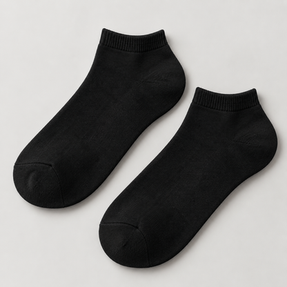Weanave Solid Color Low-Cut Socks – 5 Pairs