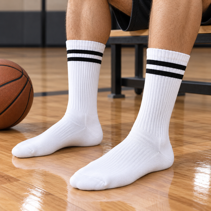 Weanave Classic Stripe Crew Socks – 5 Pairs