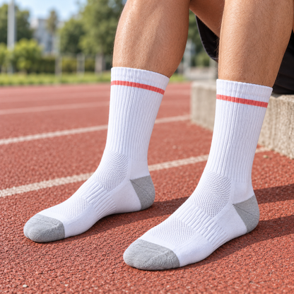Weanave Athletic Mesh Crew Socks – 5 Pairs