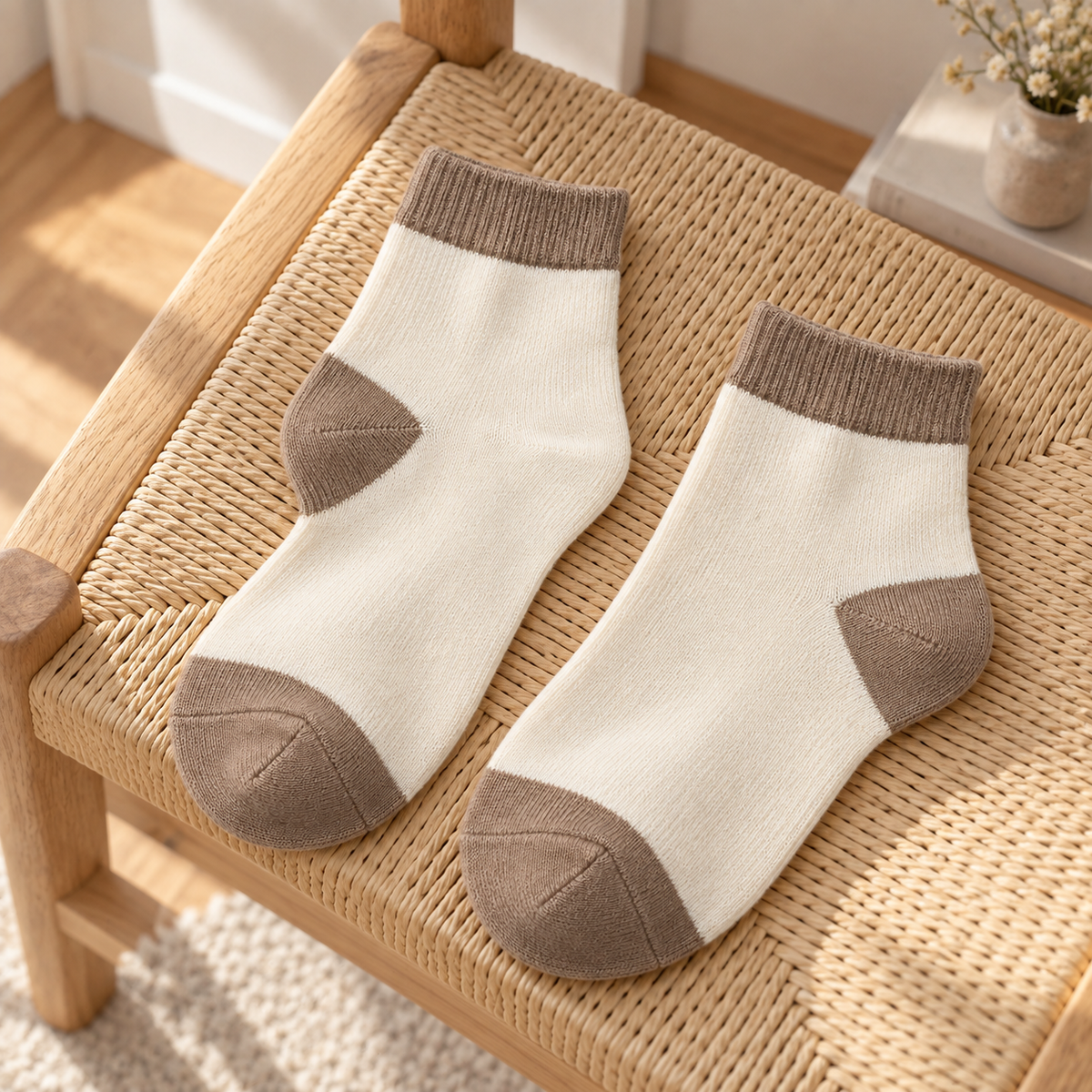 Weanave Color Block Ankle Socks – 5 Pairs