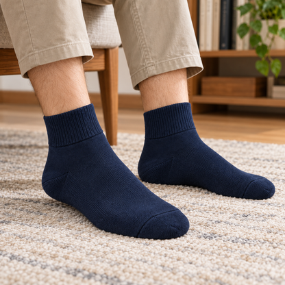Weanave Solid Color Ankle Socks – 5 Pairs