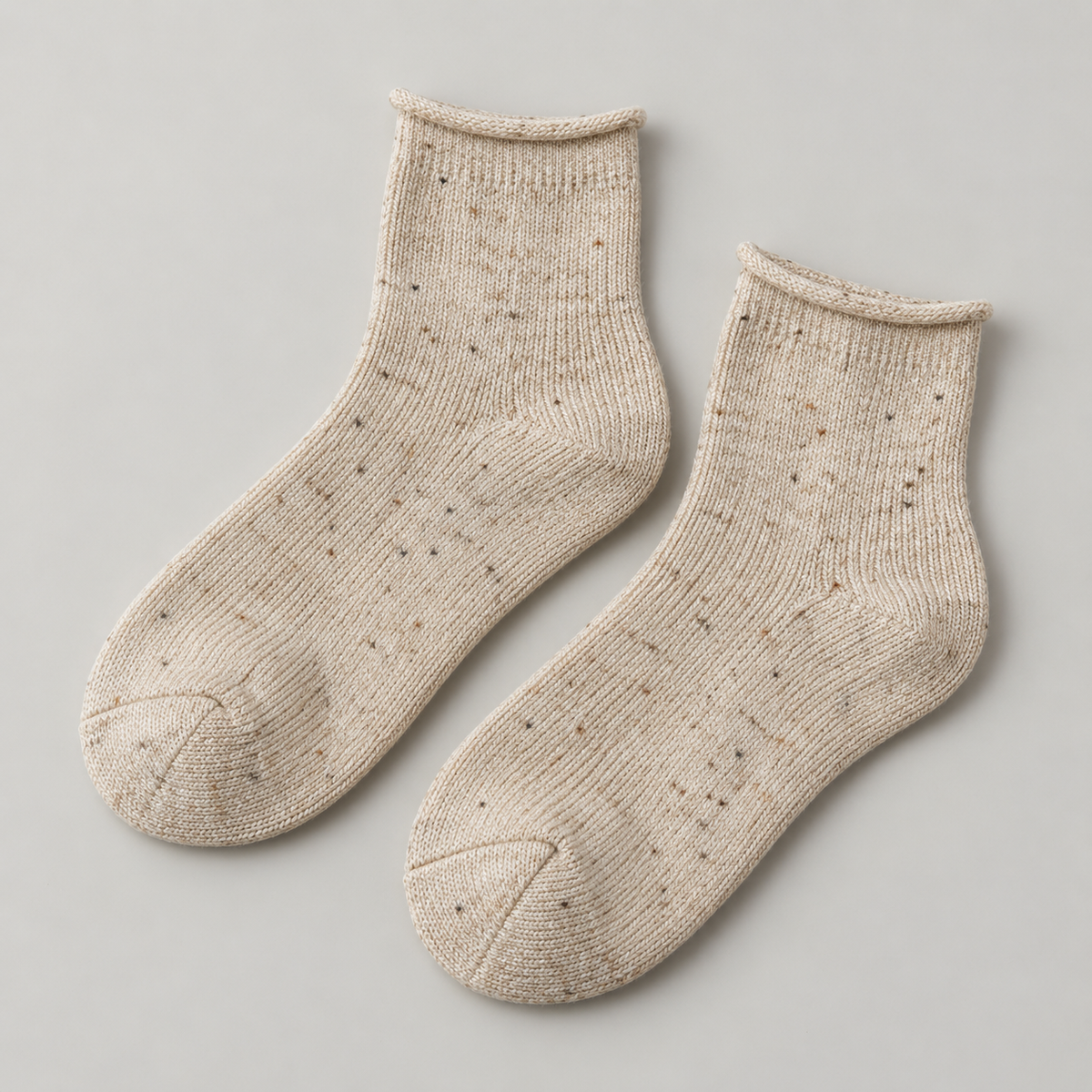 Weanave Speckled Knit Crew Socks – 5 Pairs