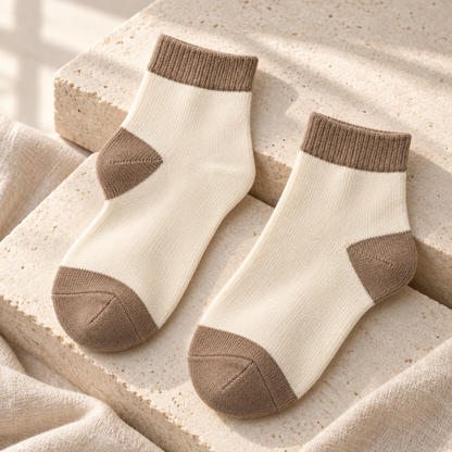 Weanave Color Block Ankle Socks – 5 Pairs